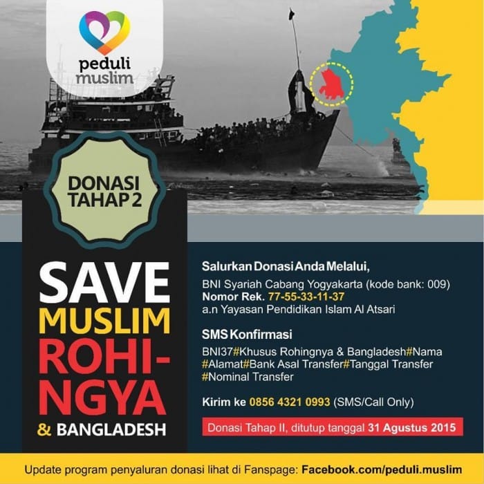 Program Bantuan Pengungsi Rohingnya Myanmar dan Bangladesh di Aceh Tahap II