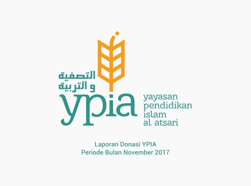 Laporan Donasi YPIA periode Bulan November 2017