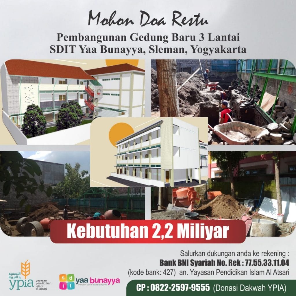 UPDATE DONASI SDIT YAA BUNAYYA