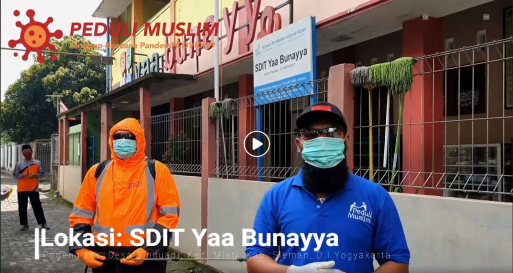 Program Disinfeksi SDIT Yaa Bunayya