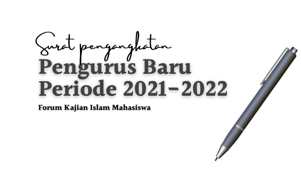 Surat Pengangkatan Pengurus FKIM Periode 2021-2022