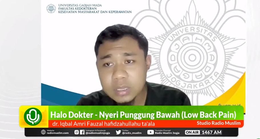 Belajar Nyeri Punggung Bawah (Low Back Pain) Bareng Radio Muslim
